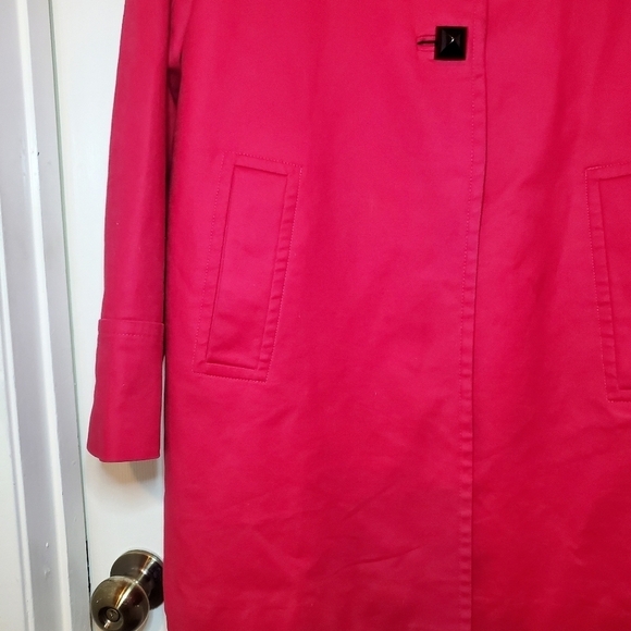 Pendleton By George Simonton Womens Red Jacket Size Large Mod Couture Rain Coat - Picture 7 of 15